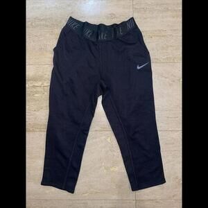Nike Dri Fit ‎ Capri thermal Leggings pants Black men Size Small